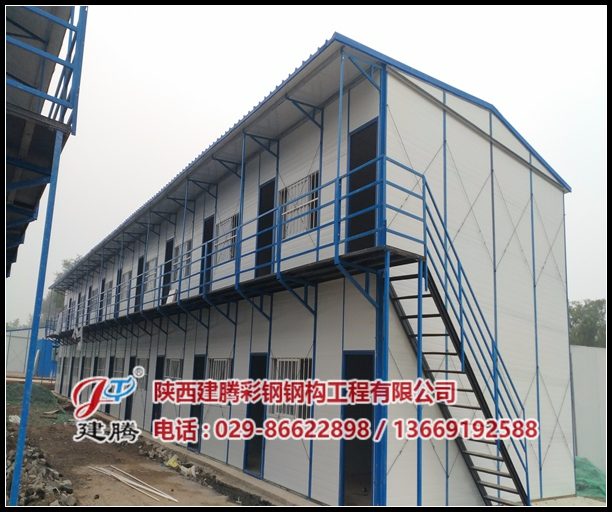 西安生態園林酒店活動板房項目順利完工